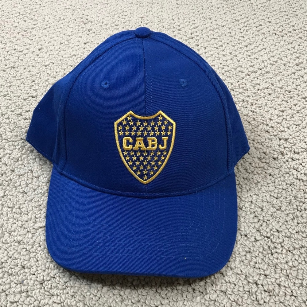 Boca Juniors Fan Ink Snapback Hat Blue Yellow CABJ Soccer Cap New with Tags